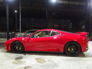 フェラーリ&nbsp;F430&nbsp;正規ディーラー車 F1 左ハンドル 19inアルミ 社外リアウィング カーボンインテリアパネル ベージュレザーシート シートヒーター&nbsp;中古車