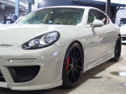 ポルシェ パナメーラ 正規ディーラー車 右ハンドル PDK  後期モデル  EUR-GTエアロ ES9-22inアルミ ESダウンサス PASM  クルコン シートヒーター 中古車