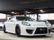 ポルシェ パナメーラ 正規ディーラー車 右ハンドル PDK  後期モデル  EUR-GTエアロ ES9-22inアルミ ESダウンサス PASM  クルコン シートヒーター 中古車