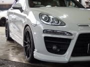 ポルシェ カイエン 正規ディーラー車 右ハンドル EUR-GT ES9-22inアルミ ESダウンサス ESスポーツマフラー 中古車