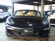 ポルシェ ボクスター 正規ディーラー車　左ハンドル　PDK　ボクスターS用19inアルミ　スポーツエグゾースト　シートヒーター　純正メモリーナビ 中古車