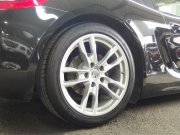 ポルシェ ボクスター 正規ディーラー車　左ハンドル　PDK　ボクスターS用19inアルミ　スポーツエグゾースト　シートヒーター　純正メモリーナビ 中古車