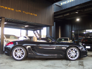 ポルシェ ボクスター 正規ディーラー車　左ハンドル　PDK　ボクスターS用19inアルミ　スポーツエグゾースト　シートヒーター　純正メモリーナビ 中古車