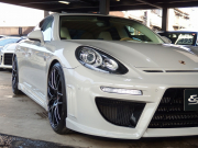 ポルシェ パナメーラ S 正規ディーラー車  左ハンドル EUR-GTエアロ 22inアルミ エアサス PASM サンルーフ エントリドライブ 中古車