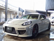 ポルシェ パナメーラ S 正規ディーラー車  左ハンドル EUR-GTエアロ 22inアルミ エアサス PASM サンルーフ エントリドライブ 中古車