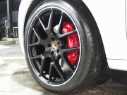 ポルシェ マカン ターボ　正規ディーラー車　ワンオーナー　ES112-22inアルミ　H＆Rダウンサス　PASM　スポーツシート　純正メモリーナビ 中古車