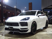 ポルシェ カイエン 正規ディーラー車　1オーナー 　EUR-GTエアロ　ESダウンサス　ES9-22inアルミ　LEDヘッドライト　前後シートヒーター　エントリドライブ 中古車