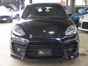 ポルシェ カイエン EUR-GTフルエアロ　正規ディーラー車　ESダウンサス　社外22インチアルミ　キャリパーペイント　 中古車