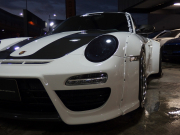 ポルシェ 911(Type997) カレラ EUR-GTRワイドボディキット※公認取得済み KWフロントリフター付き車高調 可変バルブ付きESスポーツマフラー IPEエキマニ 中古車