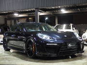 ポルシェ パナメーラ 正規ディーラー車 右ハンドル EUR-GTエアロ 22inアルミ　ESダウンサス　前後シートヒーター 中古車