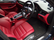 ポルシェ マカン ターボ　スポーツクロノPKG　EURエアロ　パノラマガラスルーフ　レッドレザー　管理ユーザー様下取り 中古車