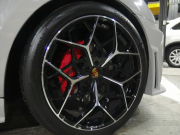 ポルシェ&nbsp;マカン&nbsp;ターボ　PDK 正規ディーラー車　スポーツクロノパッケージ　レッドレザー　EUR-GTエアロ　22inアルミ&nbsp;中古車