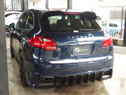 ポルシェ カイエン ワンオーナー　正規ディーラー車　右ハンドル　パノラマサンルーフ  EUR-GTエアロ　ES22インチアルミ　ESダウンサス 中古車