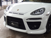 ポルシェ カイエン 2014年モデル　ベース　EUR-GTエアロ　ES22inアルミ　ESダウンサス　ESスポーツマフラー　 中古車