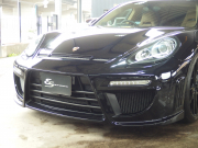 ポルシェ パナメーラ 後期 EUR-GTエアロ ES22インチアルミ ESスポーツマフラー ESダウンサス 正規ディーラー車 ベージュ×ブラックレザー 中古車