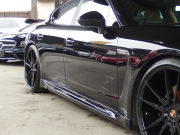 ポルシェ パナメーラ 後期 EUR-GTエアロ ES22インチアルミ ESスポーツマフラー ESダウンサス 正規ディーラー車 ベージュ×ブラックレザー 中古車