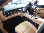 ポルシェ パナメーラ 後期 EUR-GTエアロ ES22インチアルミ ESスポーツマフラー ESダウンサス 正規ディーラー車 ベージュ×ブラックレザー 中古車