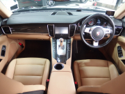 ポルシェ パナメーラ 後期 EUR-GTエアロ ES22インチアルミ ESスポーツマフラー ESダウンサス 正規ディーラー車 ベージュ×ブラックレザー 中古車