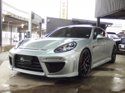 ポルシェ&nbsp;パナメーラ&nbsp;S スポーツクロノPKG 後期モデル　EUR-GTエアロ　ES22インチ　スマートキー　イージークローザー　前後シートヒーター&nbsp;中古車