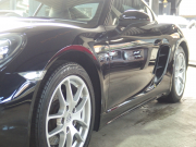 ポルシェ&nbsp;718 ケイマン&nbsp;正規ディーラー車　ブラックレザーシート　純正ナビ　バックカメラ　電動格納ミラー　オートライト  パークトロニック　純正アルミ&nbsp;中古車