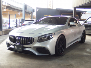 メルセデスベンツ&nbsp;Sクラス&nbsp;S550クーペ　後期63ルック　後期テールレンズ　社外20inアルミ　ローダウン  パノラマガラスルーフ　ブルメスター&nbsp;中古車