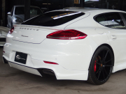 ポルシェ パナメーラ 正規ディーラー車  右ハンドル  EUR-GTエアロ  22inアルミ　ESダウンサス 中古車