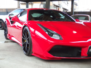 フェラーリ 488GTB 新車並行　ロベルタフロントリフター　フォージーアート21/22インチアルミ　ES可変バルブマフラー　ESエアロニウム（F /Sカナード） 中古車