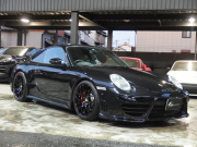 ポルシェ 911(Type997) カレラS 右ハンドル　正規ディーラー車　サンルーフ　EUR-GTエアロ　ESダウンサス　ESスポーツマフラー　社外19inアルミ 中古車