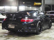 ポルシェ 911(Type997) カレラS 右ハンドル　正規ディーラー車　サンルーフ　EUR-GTエアロ　ESダウンサス　ESスポーツマフラー　社外19inアルミ 中古車