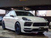 ポルシェ カイエン スポーツクロノパッケージ　EUR-GTエアロ　社外22in クレヨンオールペイント　エントリードライブ  CarPlay エアサス 中古車