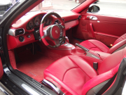 ポルシェ 911(Type997) カレラSカブリオレ　スポーツクロノPKG レッドレザー インテリア　ES可変バルブマフラー　社外ダックテール 中古車