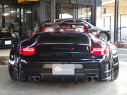 ポルシェ 911(Type997) カレラSカブリオレ　スポーツクロノPKG レッドレザー インテリア　ES可変バルブマフラー　社外ダックテール 中古車