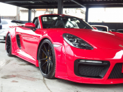 ポルシェ&nbsp;718 ボクスター&nbsp;EUR-GTワイドボディキット　専用21インチアルミホイール　社外ローダウンサス　スポクロPKG&nbsp;中古車