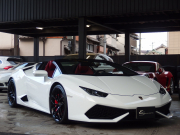 ランボルギーニ&nbsp;ウラカン&nbsp;LP610-4　スパイダー　正規ディーラー車　左ハンドル　純正20インチアルミ　フロントリフター　シートヒーター&nbsp;中古車