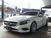 メルセデスベンツ&nbsp;Sクラス&nbsp;S550クーペ　正規D車　右ハンドル　マイバッハ純正20インチアルミホイール　ロワリングキット&nbsp;中古車