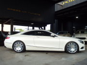 メルセデスベンツ&nbsp;Sクラス&nbsp;S550クーペ　正規D車　右ハンドル　マイバッハ純正20インチアルミホイール　ロワリングキット&nbsp;中古車