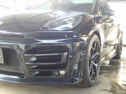 ポルシェ&nbsp;マカン&nbsp;ターボ　2016yモデル　正規ディーラー車　右ハンドル　EUR-GTエアロ　ES22インチアルミホイール　ESローダウンサス&nbsp;中古車