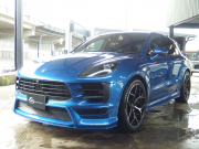 ポルシェ&nbsp;マカン&nbsp;S　PDK 　正規ディーラー車　右ハンドル　EUR-GTエアロキット　ES22インチアルミホイール　ESダウンサス&nbsp;中古車