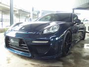 ポルシェ&nbsp;パナメーラ&nbsp;正規ディーラー車　右ハンドル　PDK　EUR-GTエアロ　ES22インチアルミホイール　ESダウンサス　&nbsp;中古車