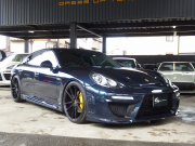 ポルシェ&nbsp;パナメーラ&nbsp;正規ディーラー車　右ハンドル　PDK　EUR-GTエアロ　ES22インチアルミホイール　ESダウンサス　&nbsp;中古車