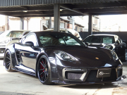 ポルシェ&nbsp;718 ケイマン&nbsp;6MT　正規ディーラー車　右ハンドル　EUR-GTRワイドボディ&nbsp;中古車